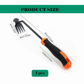 Gardening Hand Weed Remover, Manual Weed Remover Device, Stainless Steel, Joint Scraper with Handle, Garden Tool, Weed Remover, Garden Tool for Digging, Weeding, Transplanting Soil Loosening