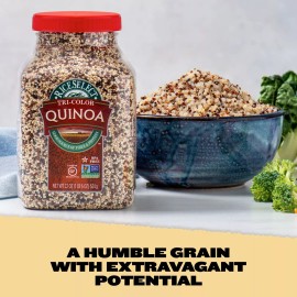 RiceSelect Tri Color Quinoa Blend 22 Ounce Gluten Free Non GMO 15 Minute Cook...
