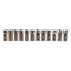 FabFinds Rotating Spice Rack Organiser with 12 Pre-Filled Glass Spice