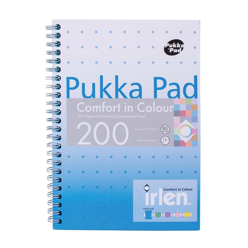 Pukka Pad, Irlen Jotta Pad A5 Notebook 3-Pack – Wire