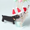 VORCOOL Christmas Ornaments Christmas Tree Ornaments Creative Dachshund Dog Ornament
