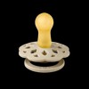 Bibs Round Boheme Natural Dummy Pacifier - Vanilla/Peach, Size 2