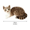 Kuscheltier Katze Lebensecht, 30cm Simulation Kurzhaar Nette Katze Puppe Flauschigen