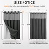 River Dream Heavyweight No Hooks Required Dotted Waffle Weave Shower