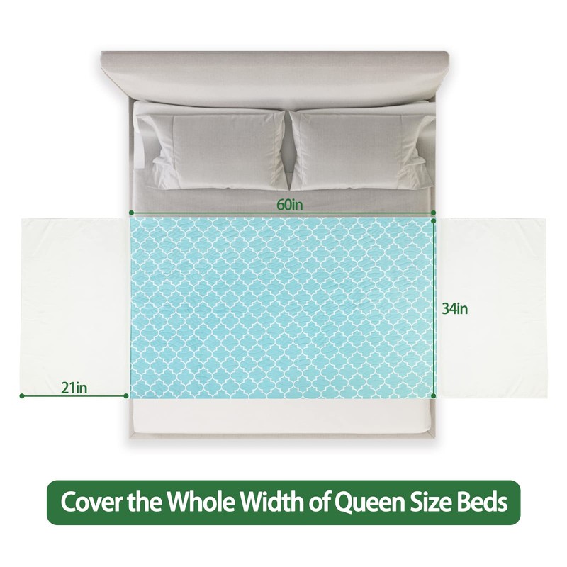 OUTCREATOR® Saddle Style Bed Pad with Tuck-in Sides, 34" x