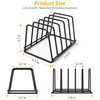 LAEMYFYRE Cutting Board Organizer Kitchen Organizer Rack for Cutting Board,
