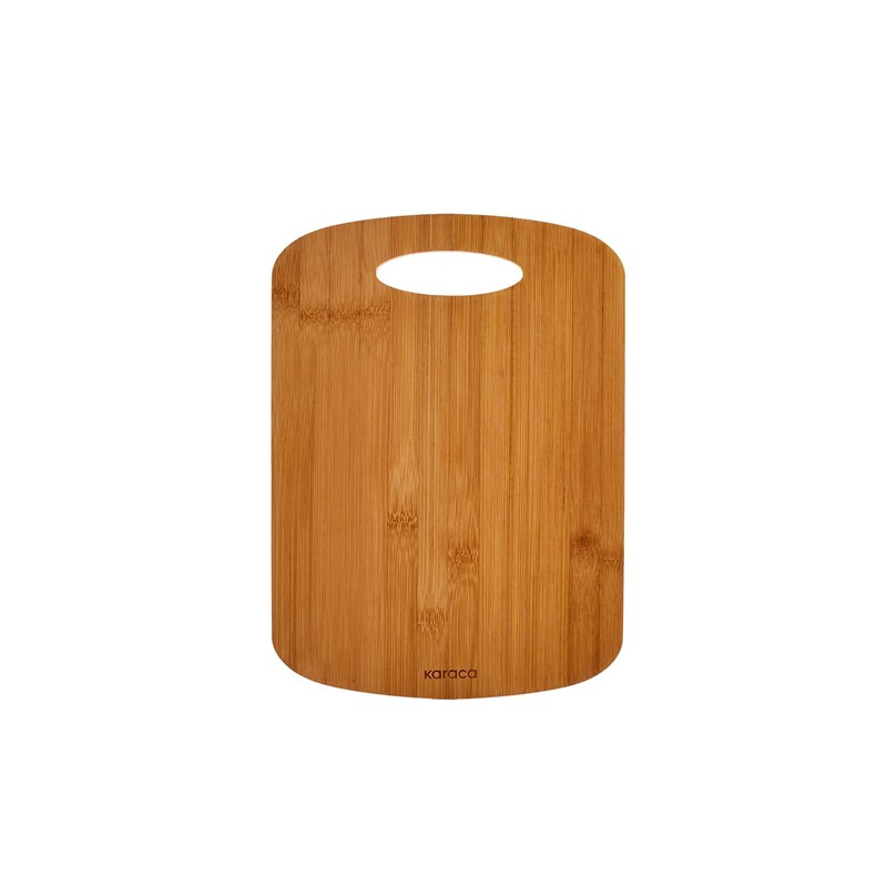 Karaca Defne Bamboo Chopping Board Set - 2-Piece Wooden Cutting