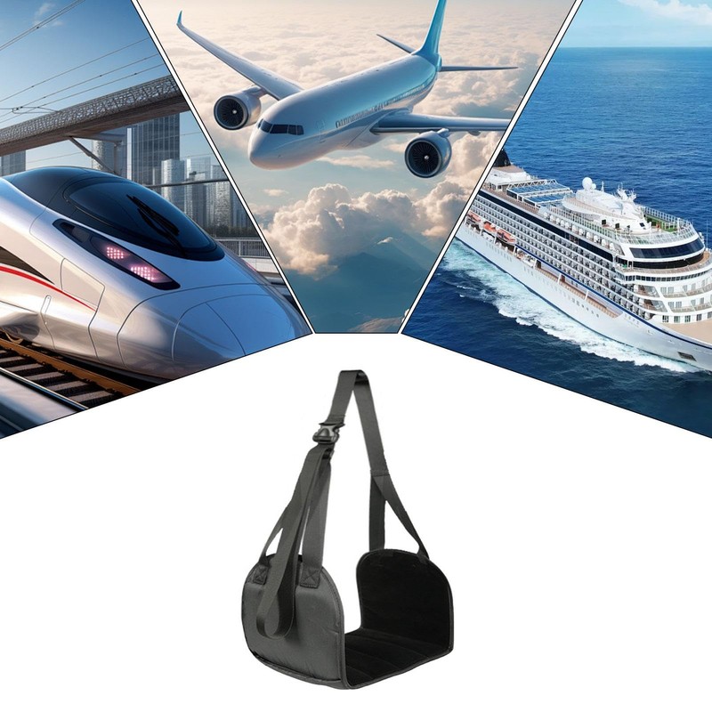 Plane Foot Hammock | Adjustable Portable Airplane Footrest - Travel