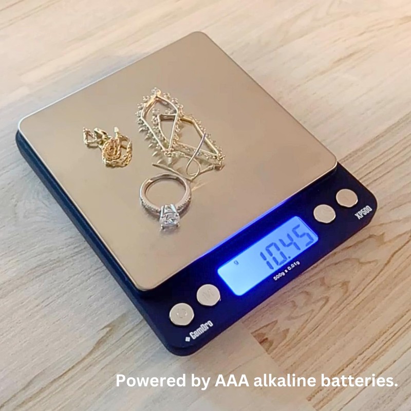 GemOro Platinum XP500 | Jewelers Pocket Scale | Countertop Portable