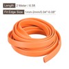 sourcing map U Channel Edge Trim, 6.5ft Length Rubber Guard