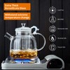 68OZ Glass Teapot, Large Glass Tea Pot With Infuser, Kettle