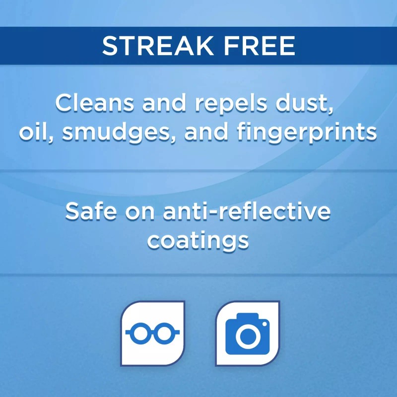 Equate Streak-Free Lens Cleaner 8 oz Spray Bottle, 1 Count