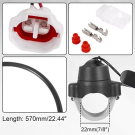 WEIYINGSI Dirt Bike Magneto Engine Emergency Switch with Rope, Magnetic Lanyard Kill Switch for Trial Bike Pit Dirt Bike Motorcycle - Default Power-Off Mode