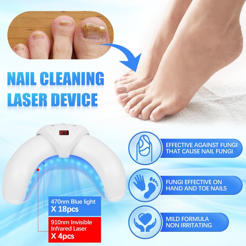 LEEWENYAN Nail Fungus Treatment Device, Highly Efficient Nail Fungus Cold