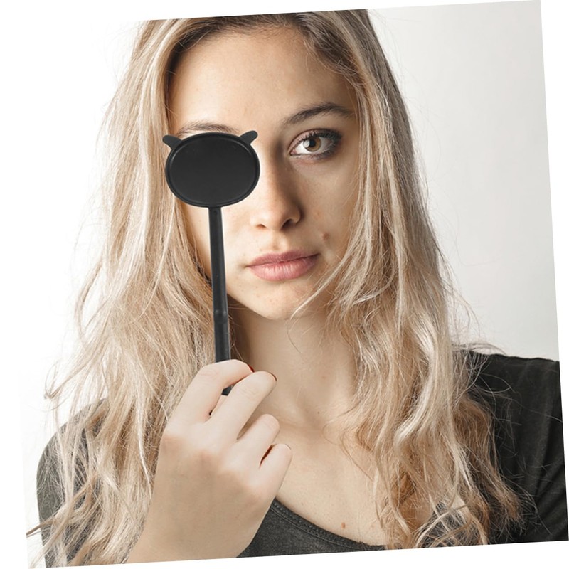 Ipetboom 2sets Handheld Eye Occluder for Test Durable Plastic Eye