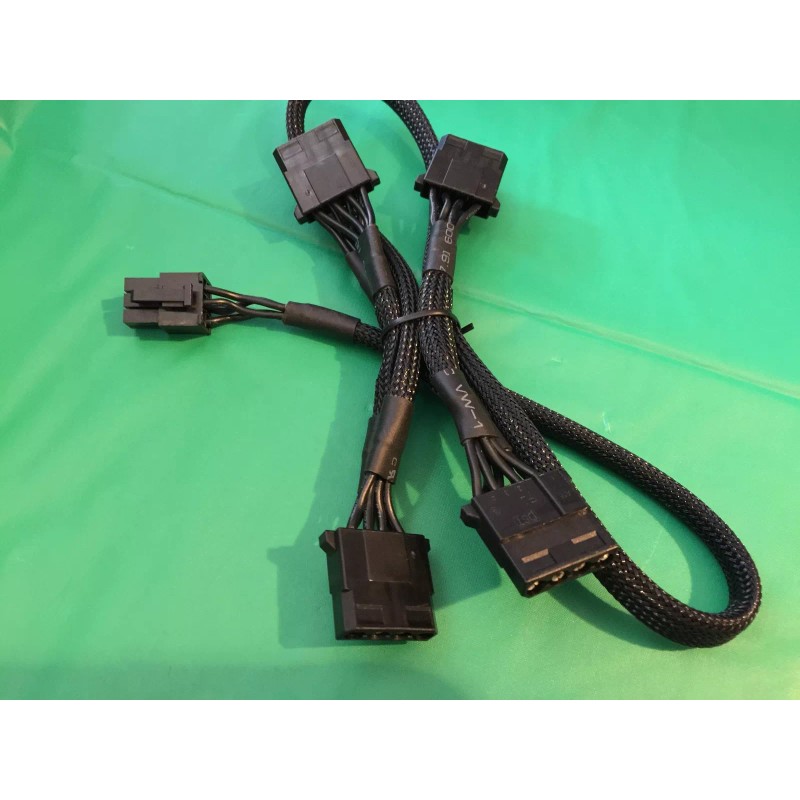 eVGA 6 pin Perif to 4x IDE DRIVER POWER cable