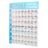 Guitar Chord Poster 56 Colour Coded Coated Paper Educational Reference