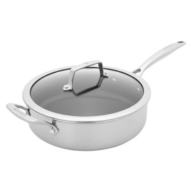 HENCKELS Paradigm 4-qt Stainless Steel Saute Pan with Lid and Handle Helper