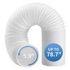 Yipoch 5.9 Inch Portable Air Conditioner Hose Length up to