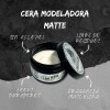 Cera Efecto Mate Cabello Barba Bigote 85g Lobo Negro