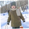 Kisangel Pcs Boys and Girls Ski Glove Lanyard Mitten Clips