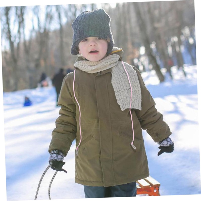 Kisangel Pcs Boys and Girls Ski Glove Lanyard Mitten Clips