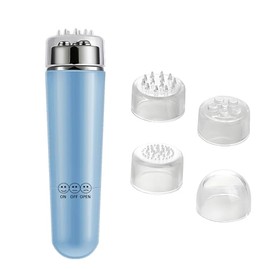 Durfk Mini Massager, Mini Travel Massager Mini Massage Tool for Face Neck Back (Blue)