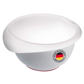 Westmark Rühr-/Backschüssel, 3,5 l, Mit Ausgießer, Kunststoff, Weiß, 3154227W