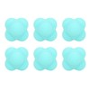 6Pcs Hex Response Silicone Ball Speed Agile Training Equipment Sensitive