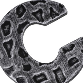 Gedotec Iron house number made of cast iron - anthracite, letter: C, weatherproof and rust-proof, antique classic look, 60 mm, number boards can be individually assembled as required