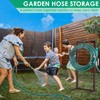 TomCare Garden Hose Holder Upgraded 4 Spikes Water Hose Holder