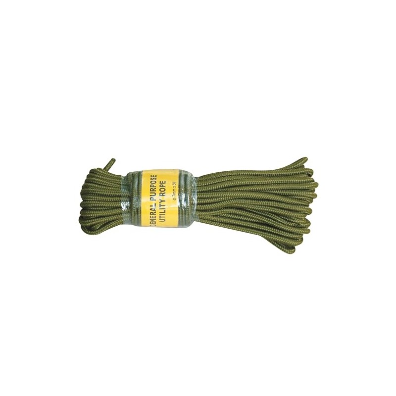 Olive Commando rope, 15m, olive