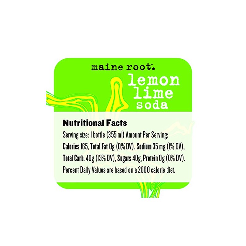 Maine Root Hand Crafted Lemon Lime Soda, 12 fl oz