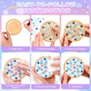 48 Sets Mosaic Coaster Kit with Glass Tiles,Sparkle Style