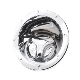 klend-cartrim Fuel Door Bezel Gas Tank Cover Moulding Trim Chrome Cap For Hummer H2 2003-2009