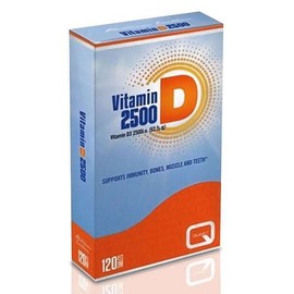 Quest Vitamin D3 2500IU (62,5μg), 120 Tabs