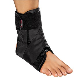 Ezy Wrap Speed Lacer Ankle Brace Orthosis – Compression Ankle Support Brace with Speed Lacing Tabs & Figure 8 Wrap – Breathable & Hypoallergenic Design (Small)