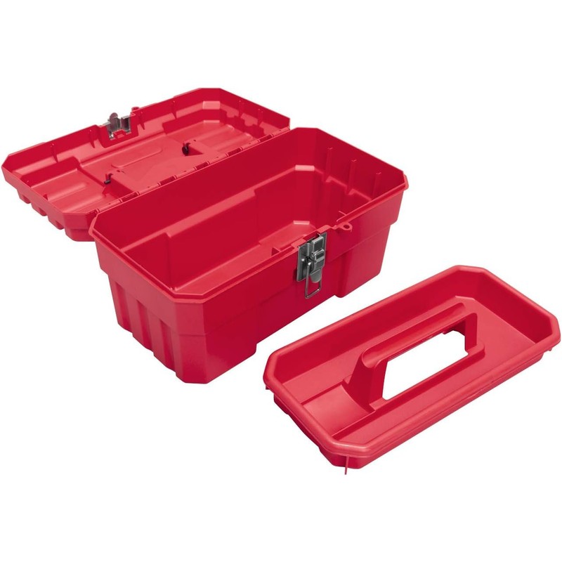 Akro-Mils 09514 ProBox 14-Inch Plastic Toolbox for Tools, Hobby or