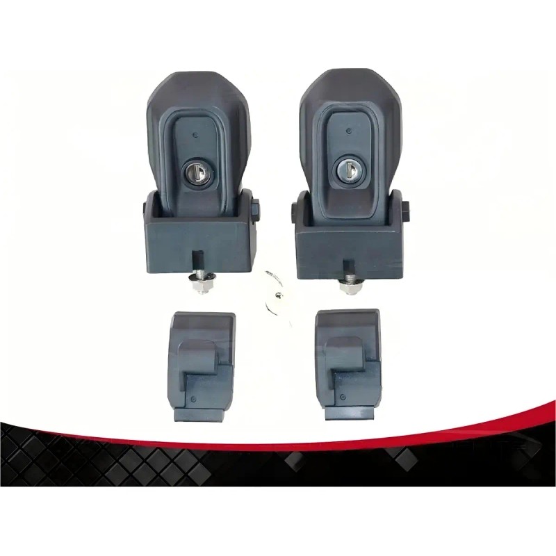 Por Candado Cofre Jeep Wrangler Jl Llaves Laterales Seguros