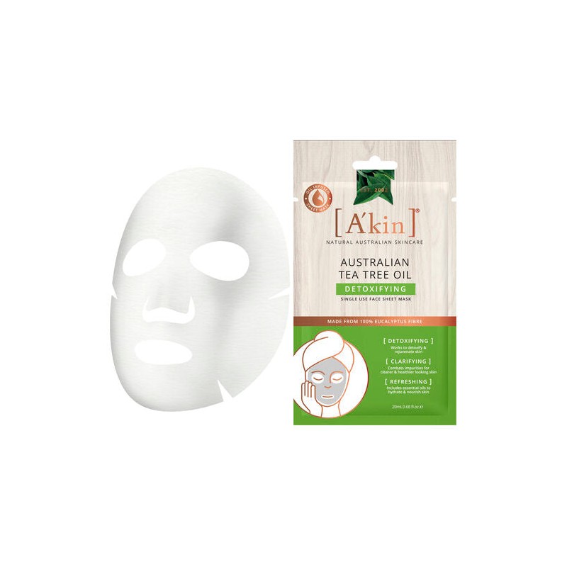 A'kin Australian Tea Tree Oil Detoxifying Face Sheet Mask 1
