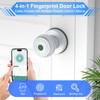 Gavdhe Gavdhe Fingerprint Door Knob-Fingerprint Door Lock with Keypad &