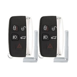 2X New Replacement Proximity Key Fob Remote Compatible with & Fit for Land Range Rover & Jaguar - MPN KOBJTF10A-01