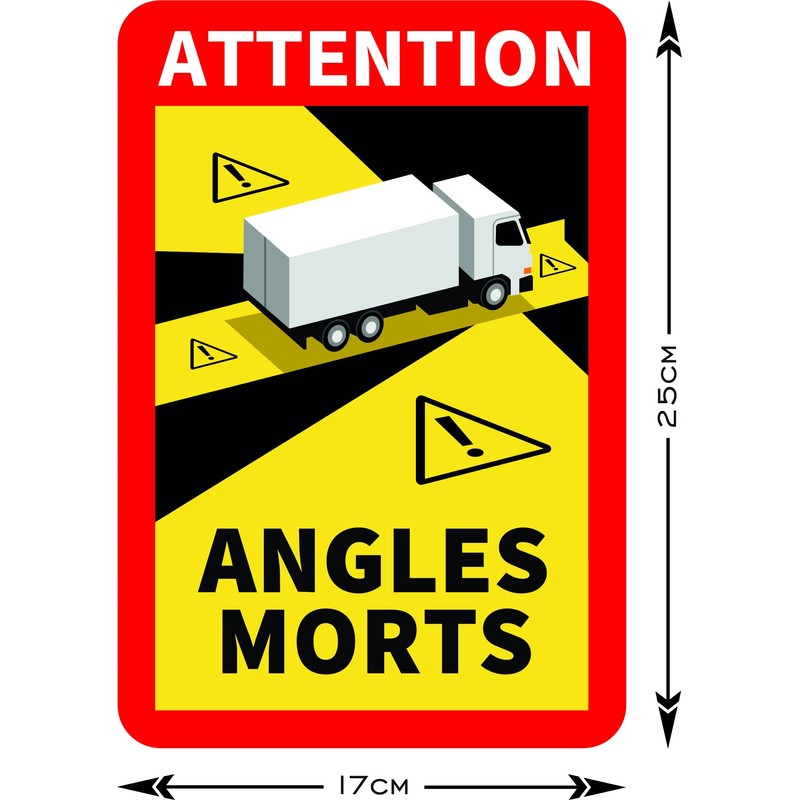 Prolac Angles Morts/Blind Spot Stickers for Truck and Caravan (Pack