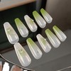 Press on Square Nails Medium Length Glossy Full Cover Acrylic
