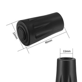 Pack of 8 Nordic Walking Poles, Rubber Buffers, Nordic Walking Pads, Rubber Buffer for Hiking Poles, Trekking Poles, Walking Poles, Asphalt Gravel Mountains, Hiking, Rubber Stopper Attachments