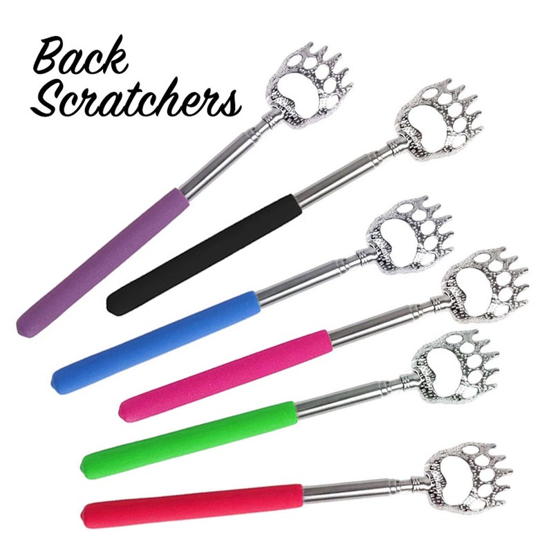 Bear Claw Telescopic Back Scratcher, Extendable Metal Claw Telescoping Backscratcher