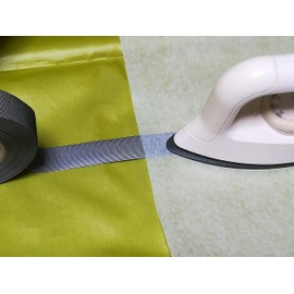TMOX Iron Crimping Type, 3-Layer Compatible Seam Tape, Tent Zack, Tarp, Sheet, Rainwear, For Maintenance (Gray,5m)