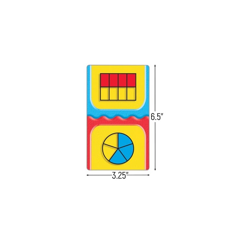 Challenge Cards Fractions - Educational - 56 Pieces