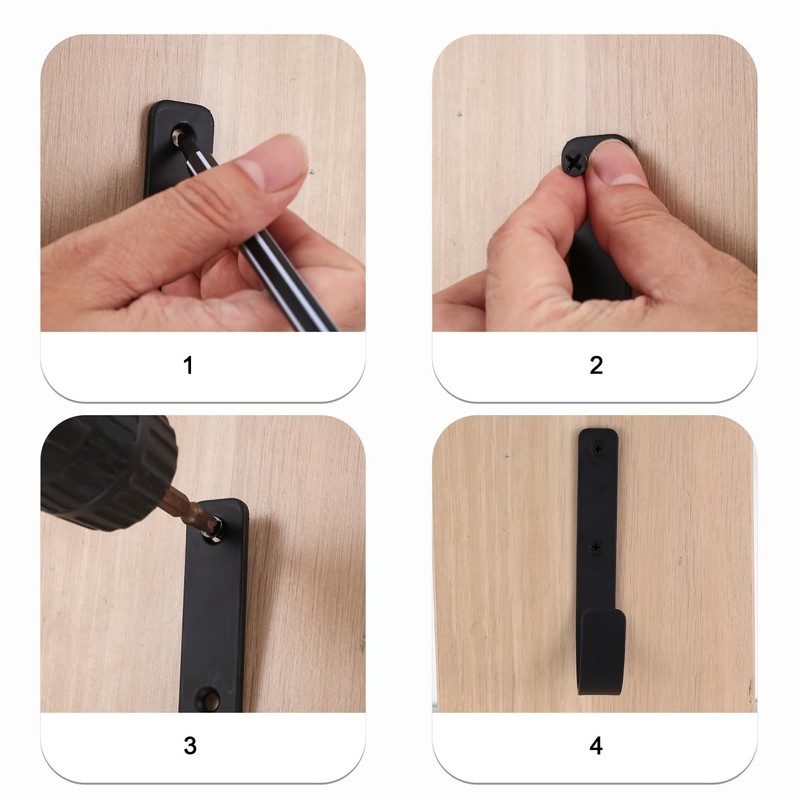 4 Pcs Heavy Duty Garage Storage Hooks, Garage Hooks Heavy