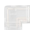 8pcs LED Strip Light Connector Professional Transparent 3Pin L Shaped
